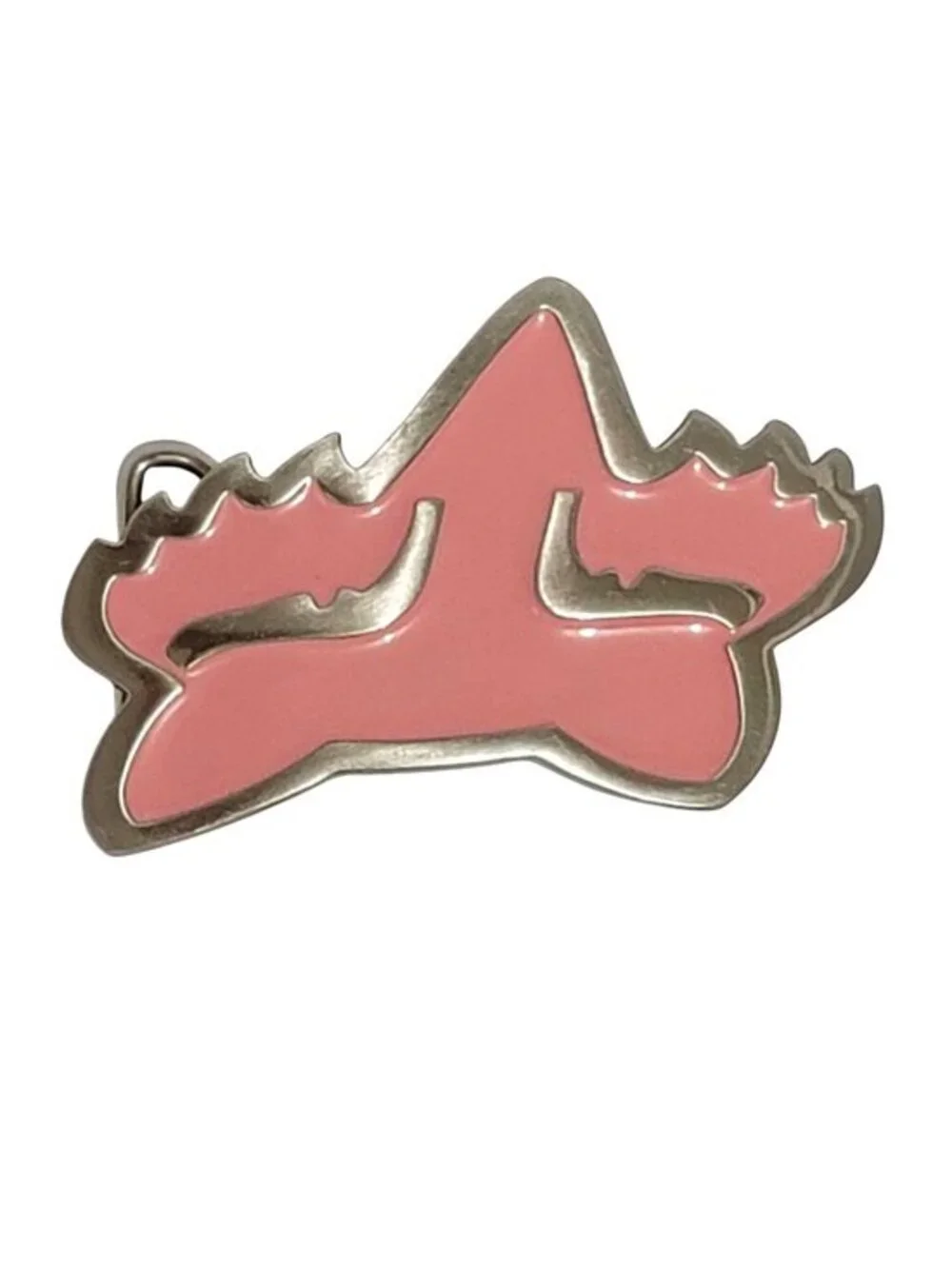 Y2K Vintage Fox Racing Pink Belt Buckle